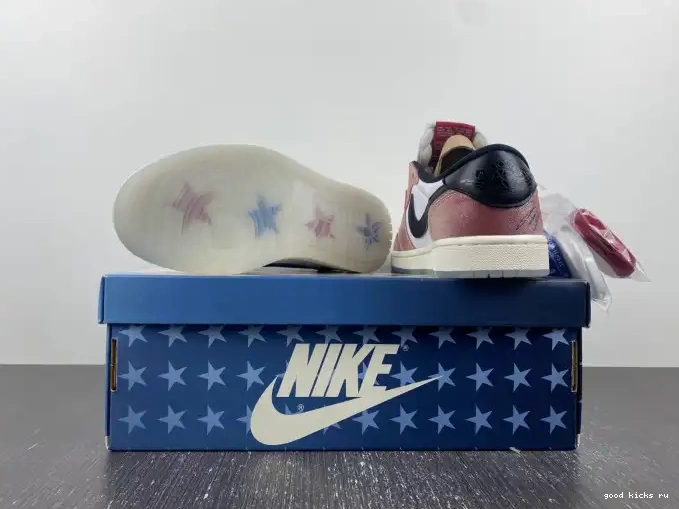 'RED BLACK' LOW 1 X JORDAN AIR OG ROOM TROPHY FN0432-017 0528